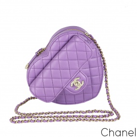 Chanel Lilac Heart Bag